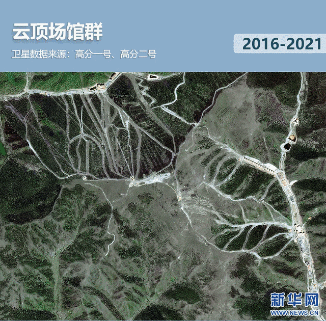 衛(wèi)星見(jiàn)證，這里如何變身“冬奧小城”