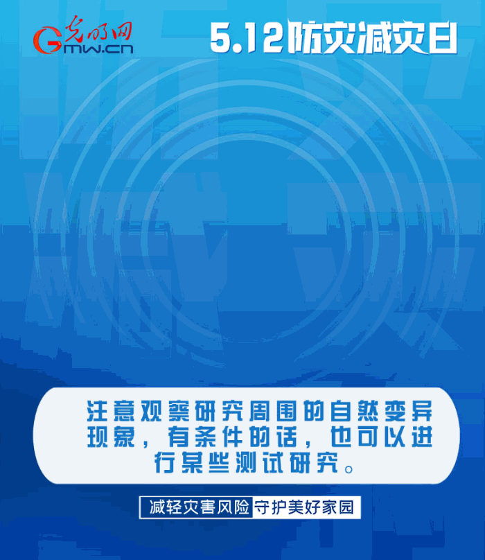 【動態(tài)海報】減輕災(zāi)害風(fēng)險，從這10個字開始
