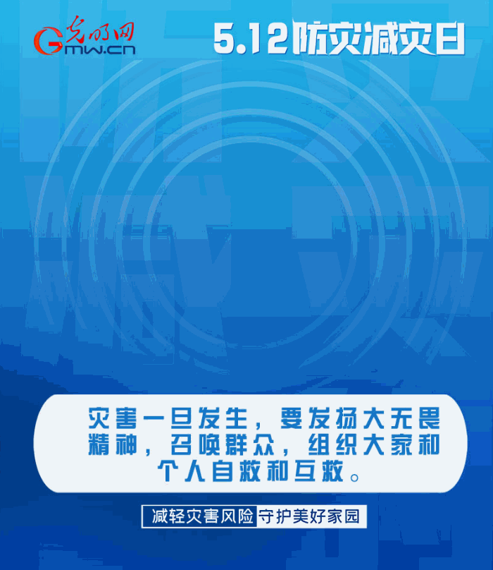 【動態(tài)海報】減輕災(zāi)害風(fēng)險，從這10個字開始