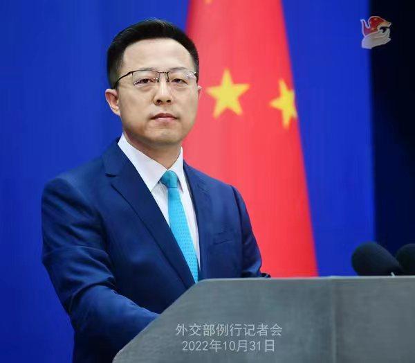 外交部發(fā)言人趙立堅。 薛偉 攝