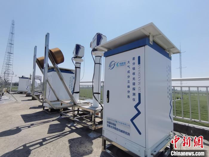 壽縣國(guó)家氣候觀象臺(tái)內(nèi)各種觀測(cè)設(shè)備?！侨?攝