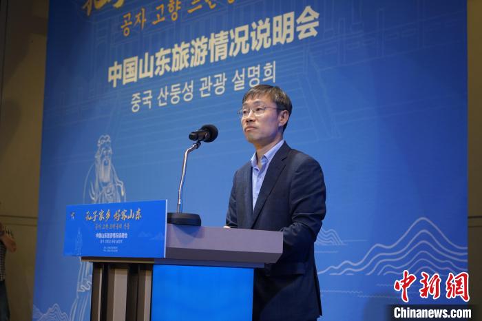 首爾市政府觀光體育局局長金英渙致辭?！⑿?攝