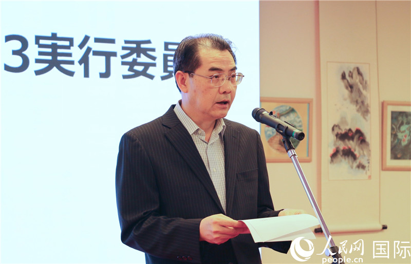 中國駐日本大使吳江浩致辭。人民網(wǎng) 許可攝