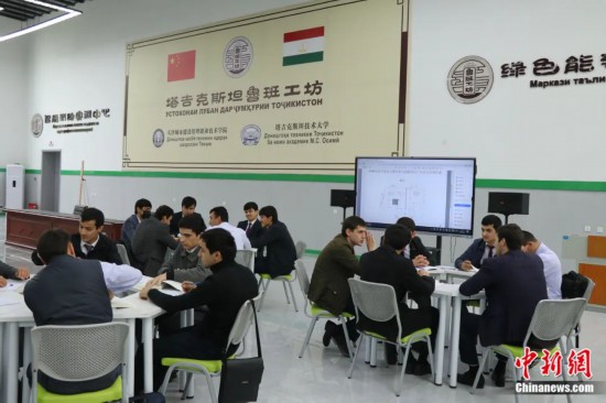 2023年4月，位于杜尚別的塔吉克斯坦魯班工坊課堂。張碩 攝