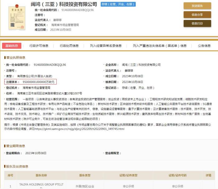  國(guó)家企業(yè)信用信息公示系統(tǒng)截圖。