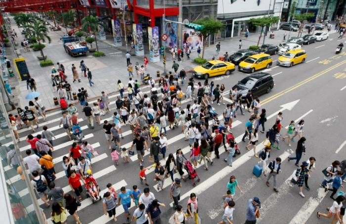 圖為信義商圈。圖片來源：臺(tái)灣“中時(shí)新聞網(wǎng)”。