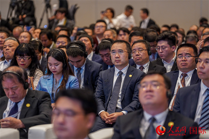 2023中國（浙江）—泰國合作交流會現(xiàn)場。普拉維攝
