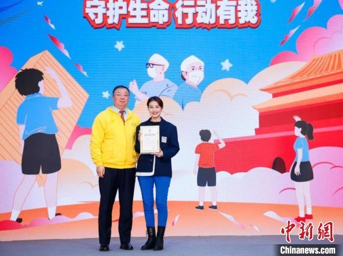 演員周海媚受邀參與公益活動?！」鶆P敏 攝