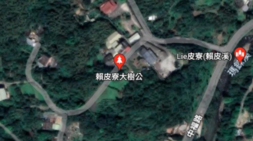 谷歌地圖截圖。圖片來源：臺灣《中國時(shí)報(bào)》