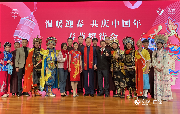 當?shù)貢r間2月5日晚，中國駐美國大使館舉辦僑學界專場春節(jié)招待會。 人民網記者 李志偉攝