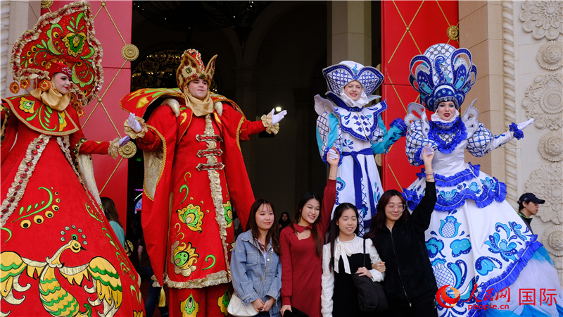 北京展覽館舉辦首屆俄羅斯“謝肉節(jié)”慶?；顒印Ｈ嗣窬W(wǎng) 褚夢琦攝