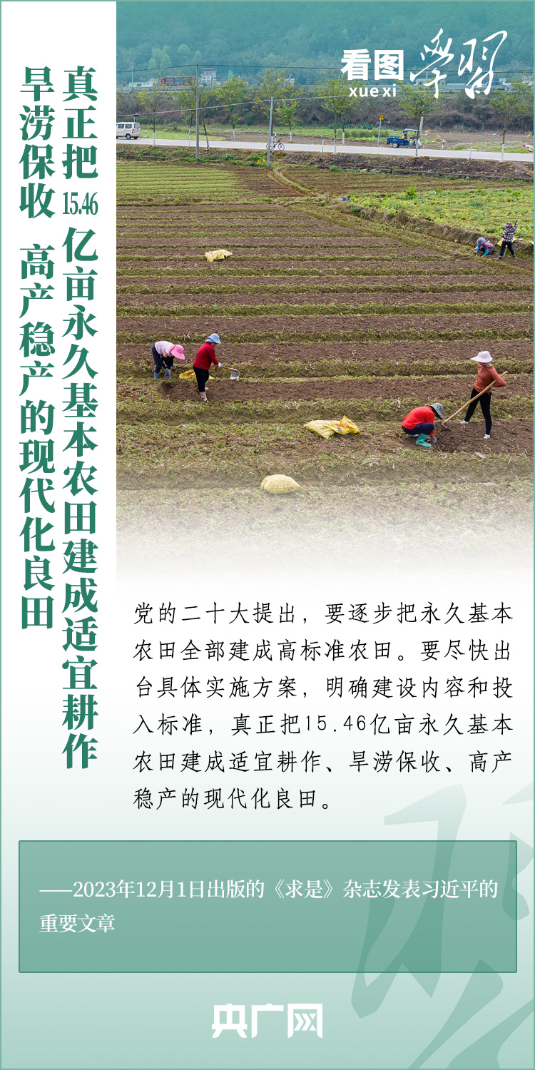看圖學習丨推廣良田、良種、良法、良機 給農(nóng)業(yè)現(xiàn)代化插上科技的翅膀