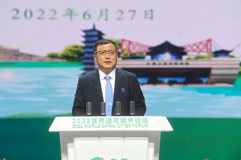 揚(yáng)州市委常委、常務(wù)副市長(zhǎng)陳鍇竑作推介發(fā)言。邵丹攝