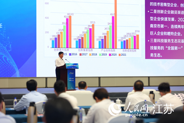 2022南京江北新區(qū)創(chuàng)新活力指數(shù)發(fā)布。江北新區(qū)供圖