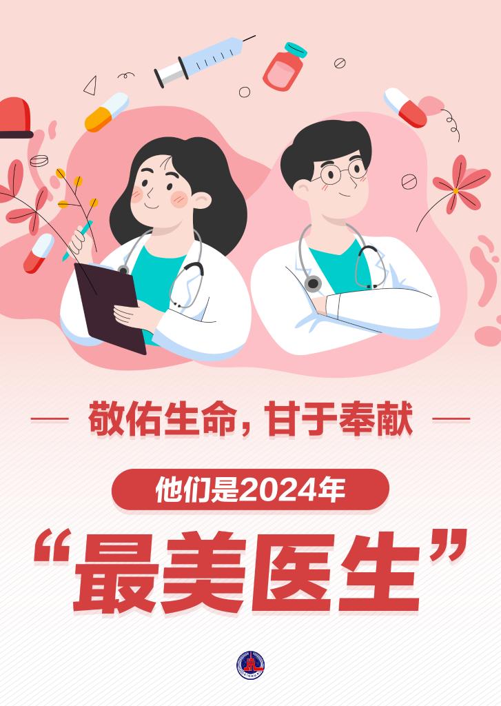 新華鮮報|致敬“白衣戰(zhàn)士”！2024年“最美醫(yī)生”發(fā)布
