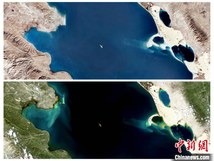 衛(wèi)星鳥瞰“生態(tài)大省”青海：沙化治理明顯，青海湖如藍(lán)寶石
