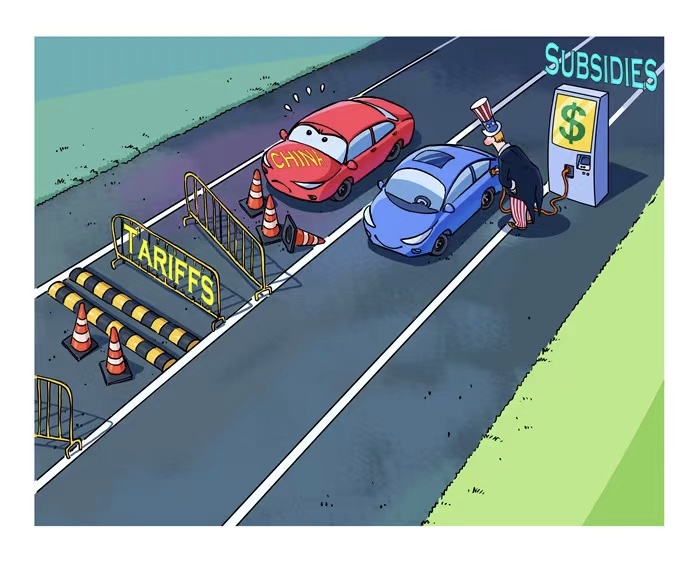 漫畫(huà)作者：馬宏亮（人民網(wǎng)版權(quán)圖片，未經(jīng)授權(quán)請(qǐng)勿轉(zhuǎn)載。）