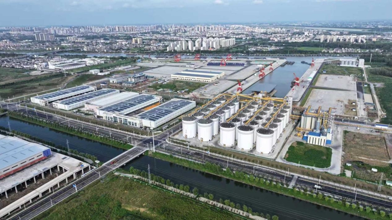 航拍黃碼港產(chǎn)業(yè)園。蔣童攝