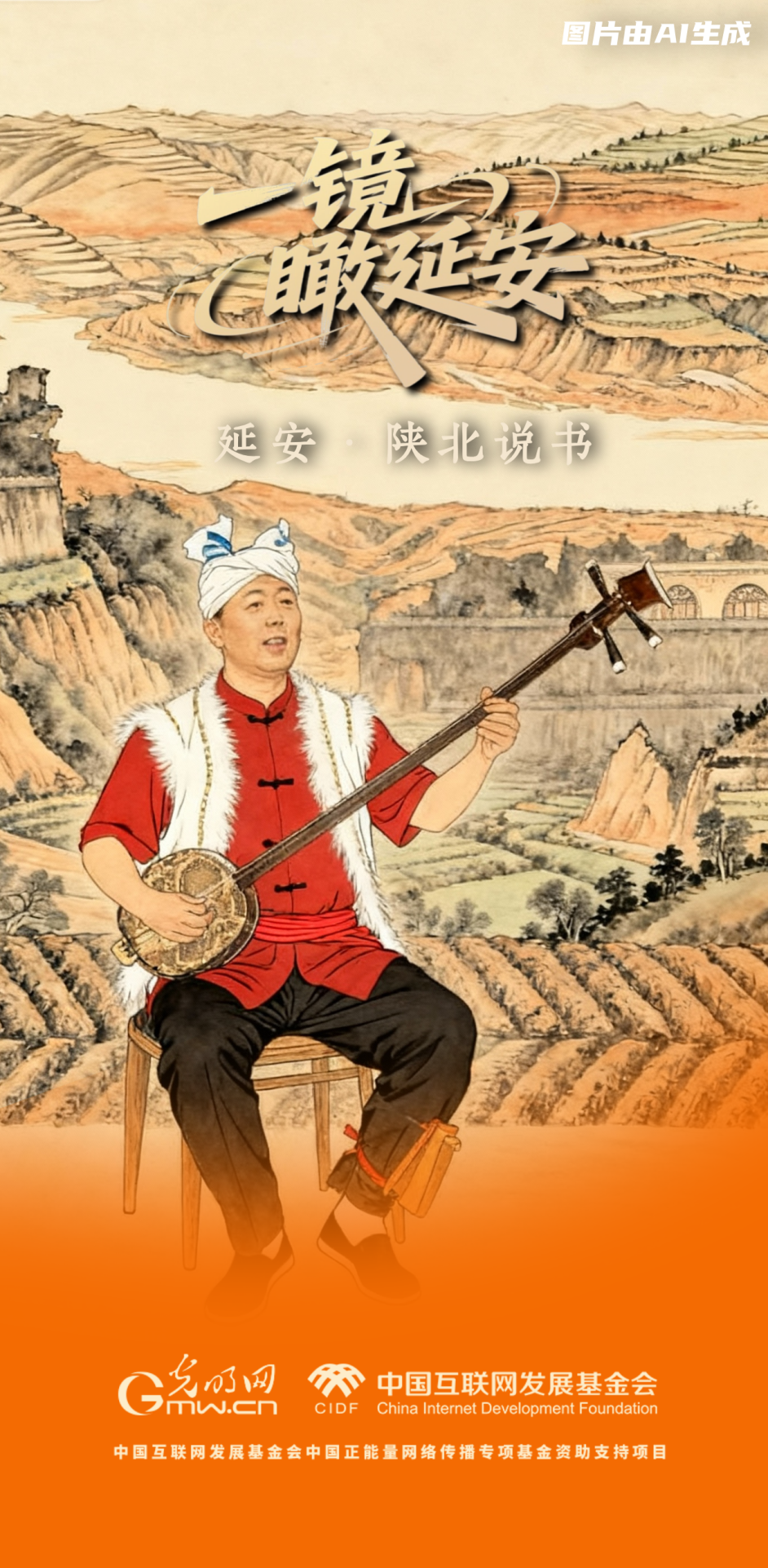 【一鏡瞰延安·AI海報】跟著這些非遺文化，感受老區(qū)風土人情