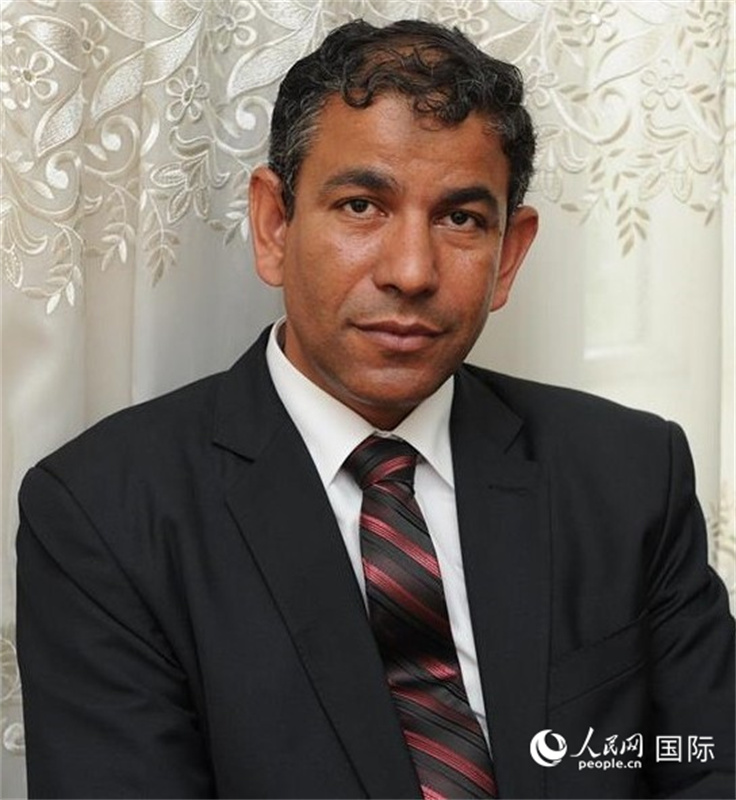 埃及著名中國和亞洲問題專家德拉比克。人民網(wǎng)記者 黃培昭攝