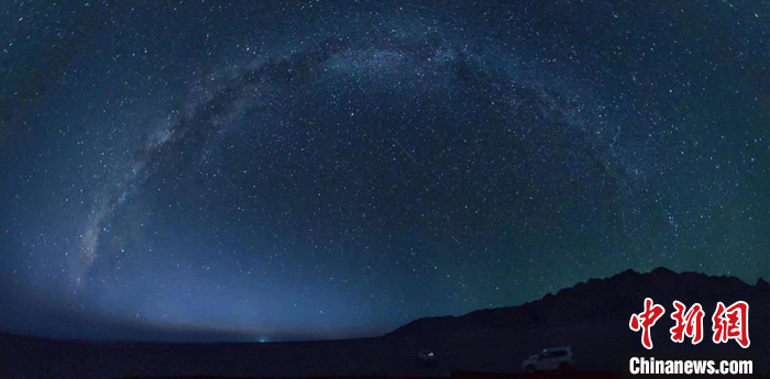 資料圖為青海省海西州冷湖天文觀測基地的星空。 <a target='_blank' href='/'><p  align=