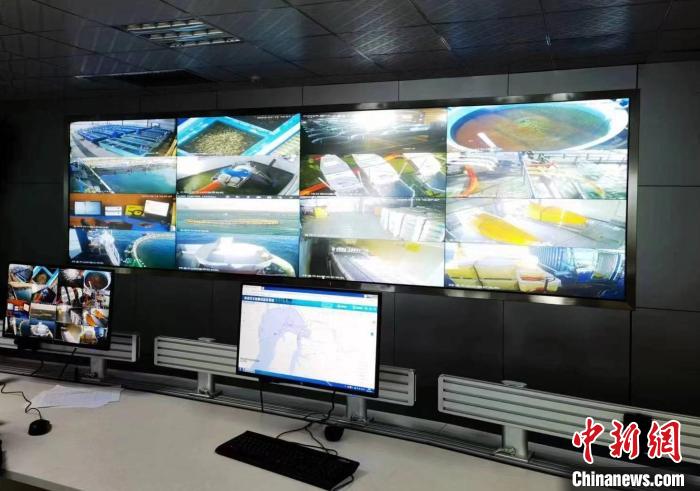 資料圖為生產(chǎn)平臺實時監(jiān)控視頻實現(xiàn)高速率、低時延回傳?！∏嗪Ｒ苿雍Ｄ戏止竟﹫D