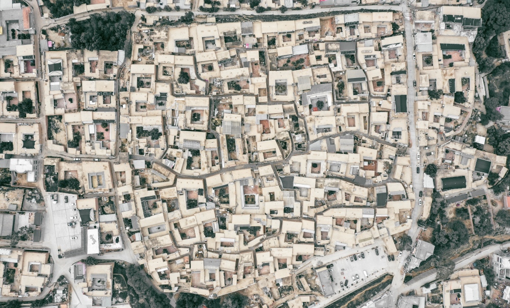 航拍郭麻日古堡。喬丹攝