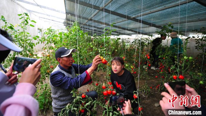 圖為群培(左)為青年職工進(jìn)行技術(shù)指導(dǎo)?！垈?攝