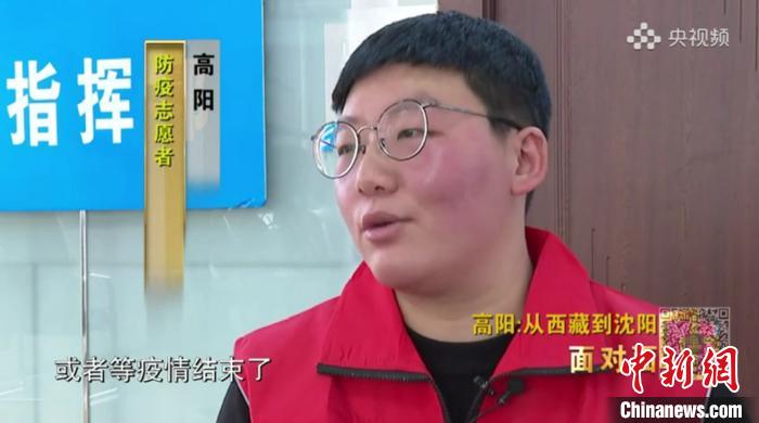 接受央媒采訪。　鐵西區(qū)委宣傳部 攝